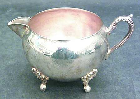 Silverplate Hollowware Creamer