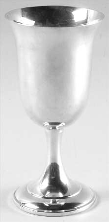 Silverplate Hollowware Water Goblet