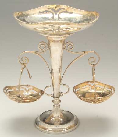 Silverplate Hollowware Silverplate Epergne