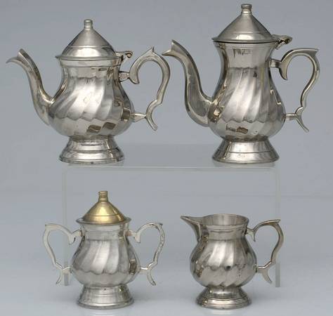 Silverplate Hollowware (4pc) Child's Tea Set