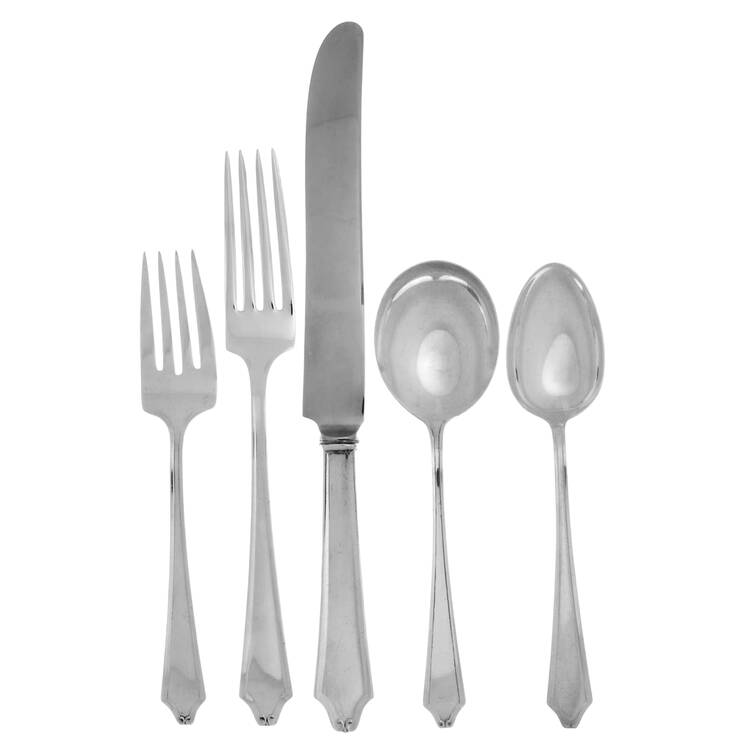 Minuet (Sterling, 1925, No Monograms) 40 Piece Estate Set