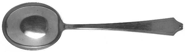 Minuet (Sterling, 1925, No Monograms) Round Bowl Soup Spoon (Gumbo) by International Silver