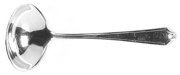 Minuet (Sterling, 1925, No Monograms) Solid Gravy Ladle by International Silver