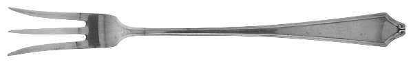 Minuet (Sterling, 1925, No Monograms) Lemon Fork by International Silver