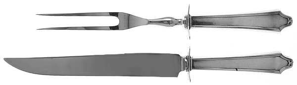Minuet (Sterling, 1925, No Monograms) Small Stainless Blade 2-Piece Steak Carving Set