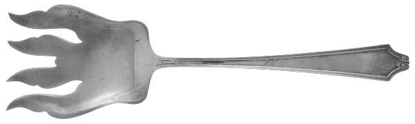 Minuet (Sterling, 1925, No Monograms) Large Solid Fish Serving Fork
