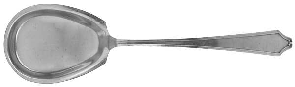 Minuet (Sterling, 1925, No Monograms) Solid Salad Serving Spoon