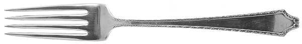 Minuet-Engraved (Sterling, 1925) Fork