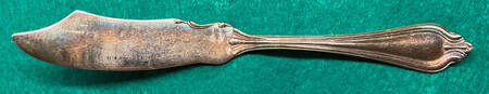 Monticello (Silverplate, 1907) Flat Handle Master Butter Knife