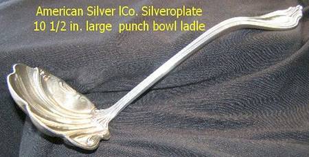 Monticello (Silverplate, 1907) Punch Ladle Solid Piece