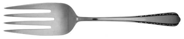 Moonglow (Sterling, 1938, No Monograms) Solid Serving Fork