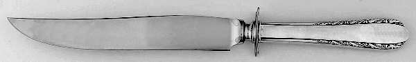 Moonglow (Sterling, 1938, No Monograms) Small Carving Knife W/Sterling Guard