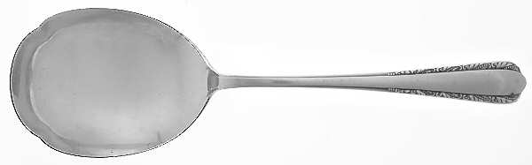 Moonglow (Sterling, 1938, No Monograms) Medium Solid Berry/Casserole Spoon