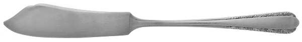 Moonglow (Sterling, 1938, No Monograms) Flat Handle Master Butter Knife by International Silver