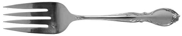 Moonlight (Silverplate, 1959) Medium Solid Cold Meat Serving Fork