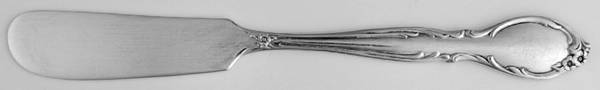 Moonlight (Silverplate, 1959) Flat Handle Butter Spreader