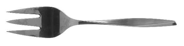 Moonspun (Stainless) Medium Solid Cold Meat Serving Fork