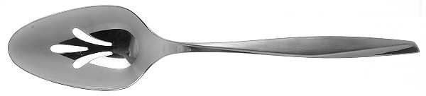 Moonspun (Stainless) Pierced Tablespoon (Serving Spoon)