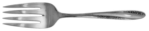 Modern Precious (Silverplate, 1955) Small Solid Cold Meat Serving Fork