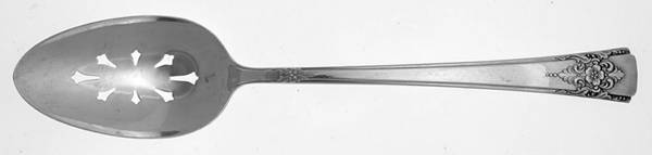 Mountain Rose (Silverplate, 1954) Pierced Tablespoon (Serving Spoon)