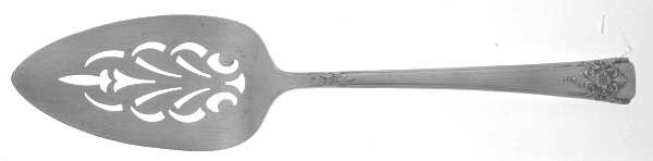 Mountain Rose (Silverplate, 1954) Solid Pierced Pie Server