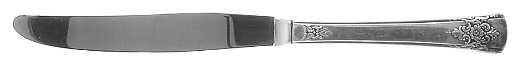 Mountain Rose (Silverplate, 1954) Modern Hollow Knife with Pinched Handle