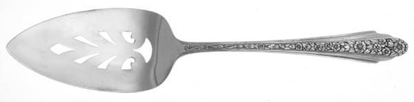 Modern Rose (Silverplate, 1949) Solid Pie Server