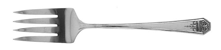 Mount Royal (Silverplate, 1924) Medium Solid Cold Meat Serving Fork