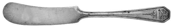 Mount Royal (Silverplate, 1924) Flat Handle Butter Spreader