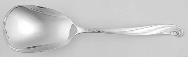 Modern Scroll (Silverplate, 1958) Solid Smooth Casserole Spoon