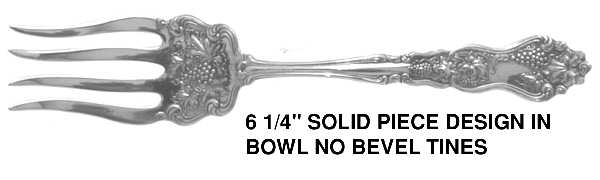 Moselle (Silverplate, 1906) Small Chipped Beef Fork