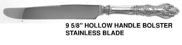 Moselle (Silverplate, 1906) New French Hollow Knife with Bolster