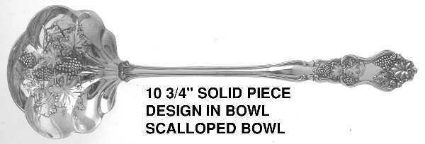 Moselle (Silverplate, 1906) Oyster Ladle Solid Piece