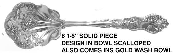 Moselle (Silverplate, 1906) Sugar Shell Spoon