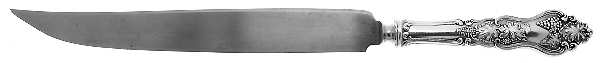 Moselle (Silverplate, 1906) Large Stainless Blade Roast Carving Knife