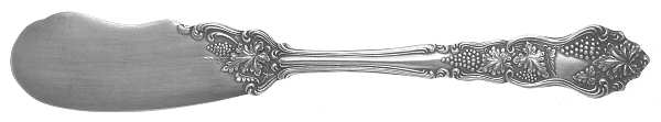 Moselle (Silverplate, 1906) Small Flat Handled Butter Spreader