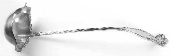 Mystic (Silverplate, 1903) Large Punch Ladle, Solid Piece