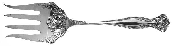 Mystic (Silverplate, 1903) Solid Salad Serving Fork