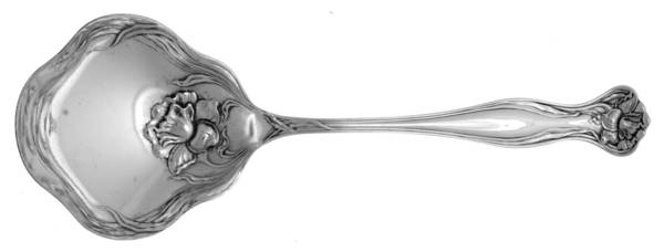 Mystic (Silverplate, 1903) Solid Salad Serving Spoon