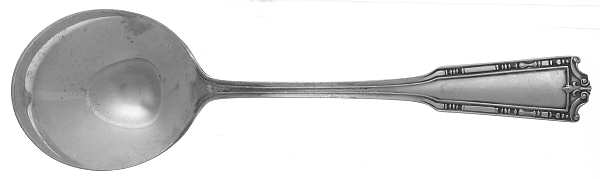 Nathan Hale (Sterling, 1912) Round Bowl Soup Spoon (Bouillon)