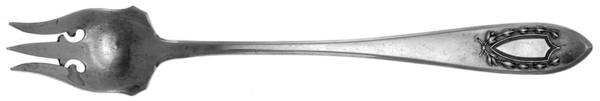 Napoleon (Sterling, 1910, No Monograms) Short Handle Pickle/Olive Fork