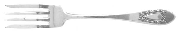 Napoleon (Sterling, 1910, No Monograms) Pastry Fork
