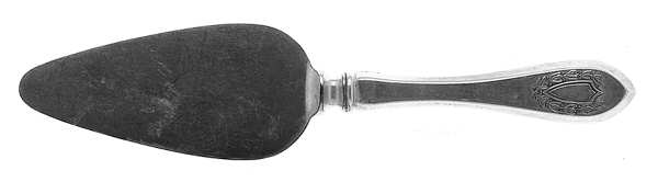 Napoleon (Sterling, 1910, No Monograms) Cheese Server with Silverplate Blade