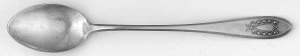 Napoleon (Sterling, 1910, No Monograms) Parfait Spoon (Solid Piece)
