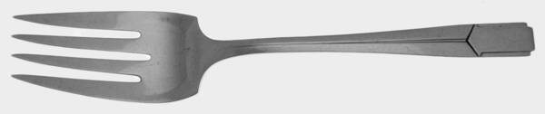 Napoleon (Silverplate, 1929) Large Solid Cold Meat Serving Fork