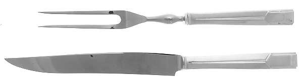Napoleon (Silverplate, 1929) Small Stainless Blade 2-Piece Steak Carving Set