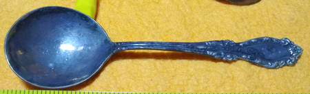 Nassau (Silverplate, 1899) Round Bowl Soup Spoon (Bouillon)