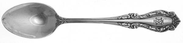 Nassau (Silverplate, 1899) Monogram Demitasse Spoon