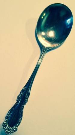 Nassau (Silverplate, 1899) Round Bowl Soup Spoon (Gumbo)