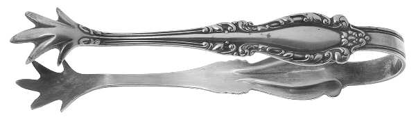 Nassau (Silverplate, 1899) Sugar Tongs